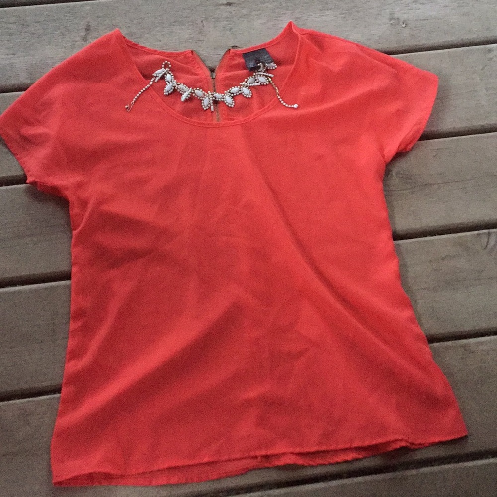 Flowy Coral Top